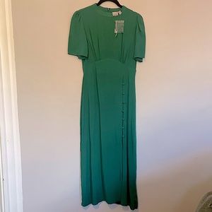 ASOS • NWT • Emerald Dress • W US 4